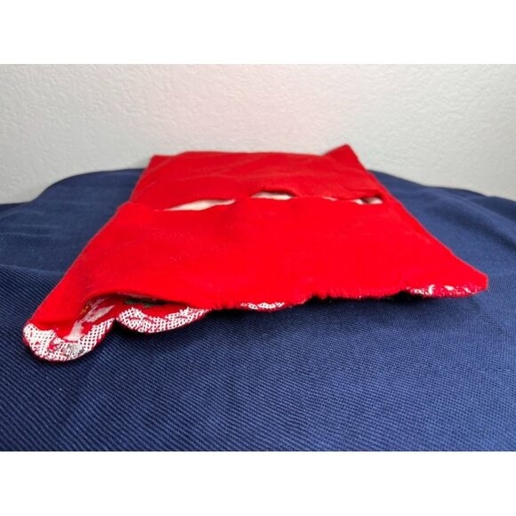 Vintage Santa Needlepoint Christmas Pillow Cover Sham Handmade READ - Picture 11 of 15